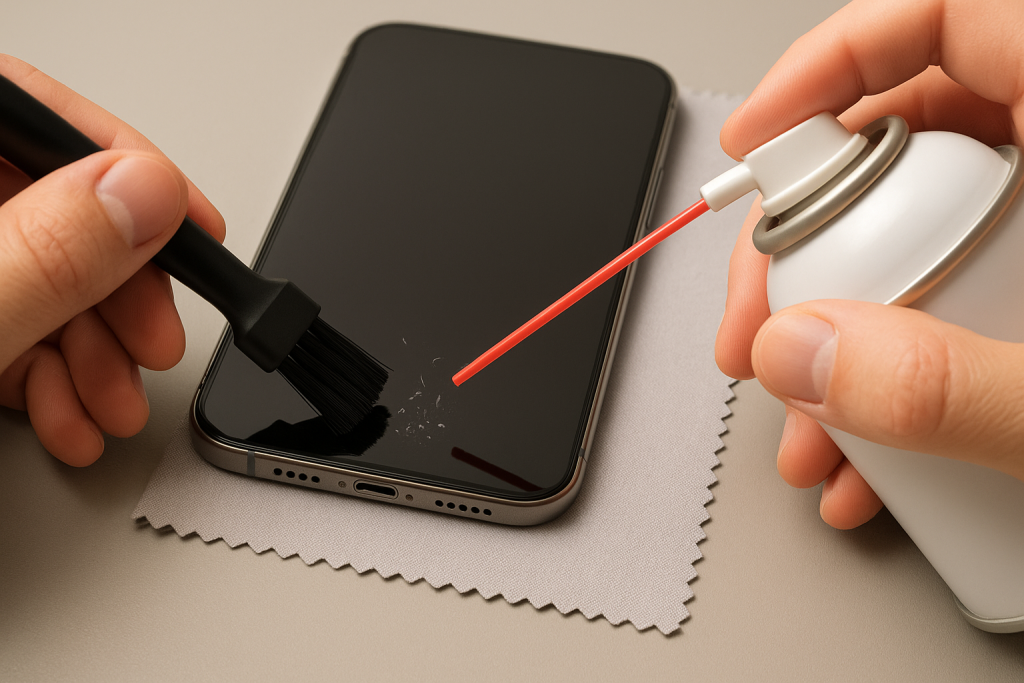 Debris Clogging the Charging Port