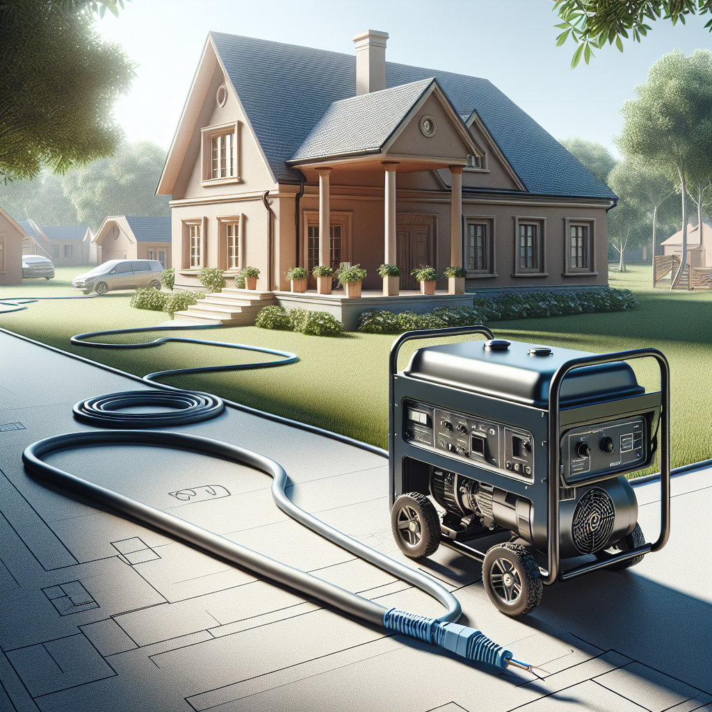 How to Use a Portable Generator to Power Your Home Safely and Effectively