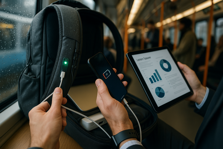 Why Your Backpack Has a USB Port