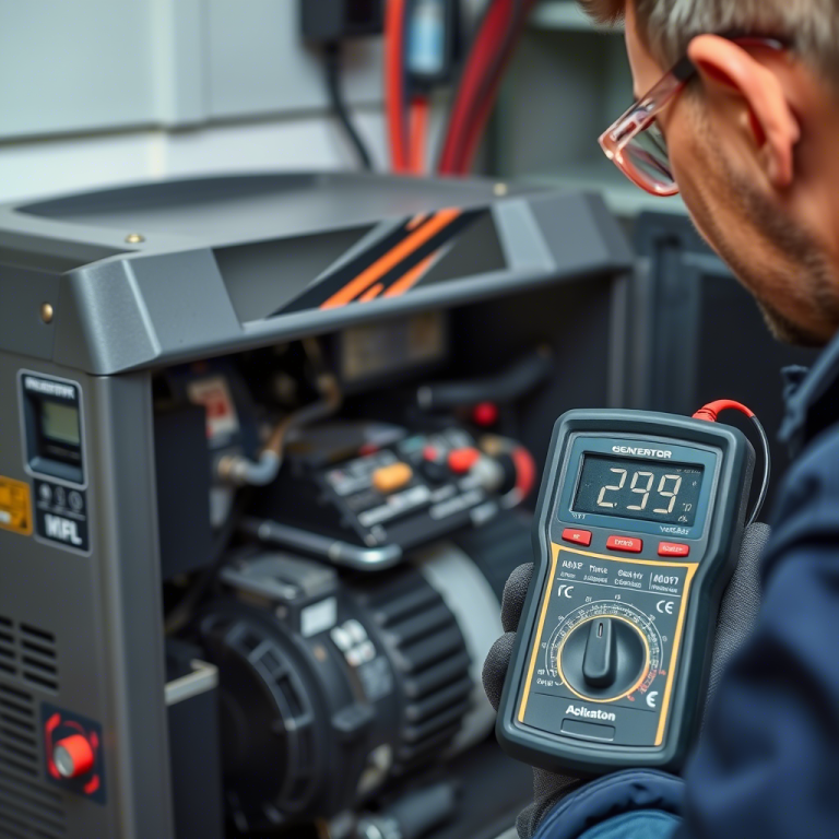 How to Test a Generator’s Output Voltage and Frequency