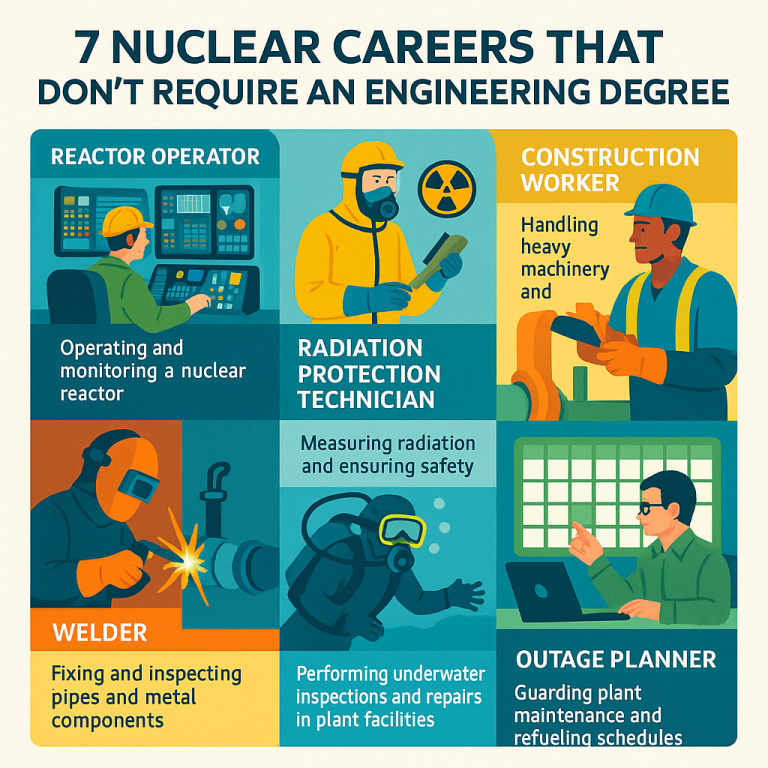 7 Nuclear Careers That Don’t Require an Engineering Degree