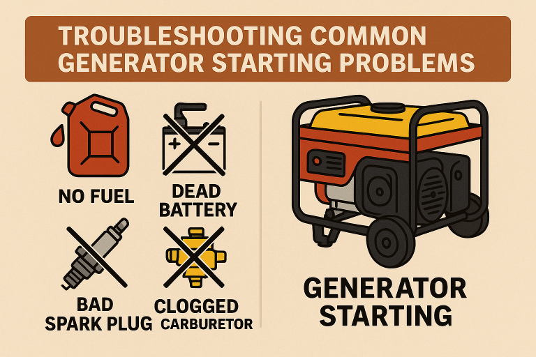 Troubleshooting Common Generator Starting Problems