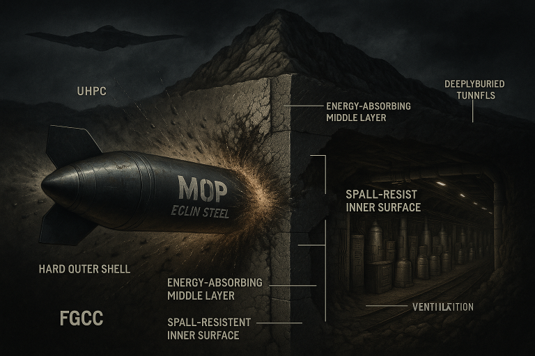 America’s Bunker Busters Versus Iran’s Ultra-High Performance Concrete