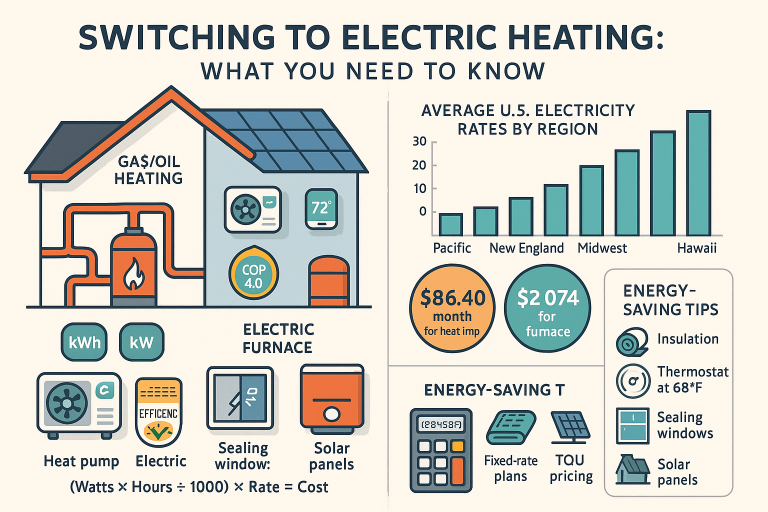 How to Calculate Your Energy Bill When Switching to Electric Heating