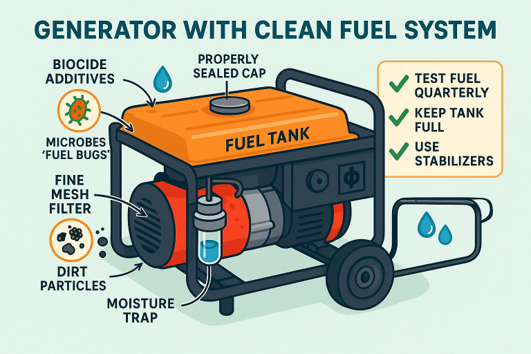 How to Prevent Fuel Tank Contamination in Generators