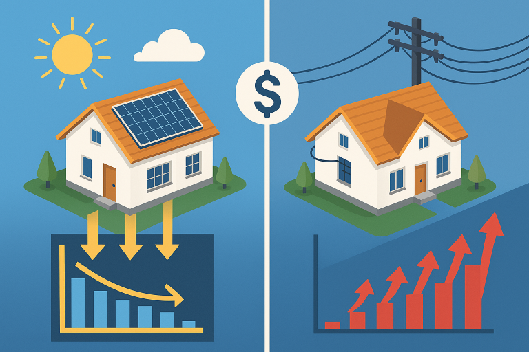 Solar Energy vs. Grid Power: Which Saves More Money