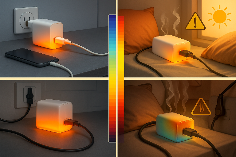 Are chargers supposed to get hot?