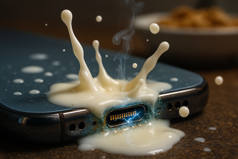 Can Milk Damage Your Phone Charger