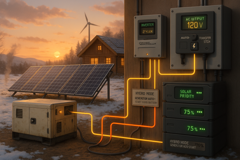 Can You Combine Solar Panels with a Generator